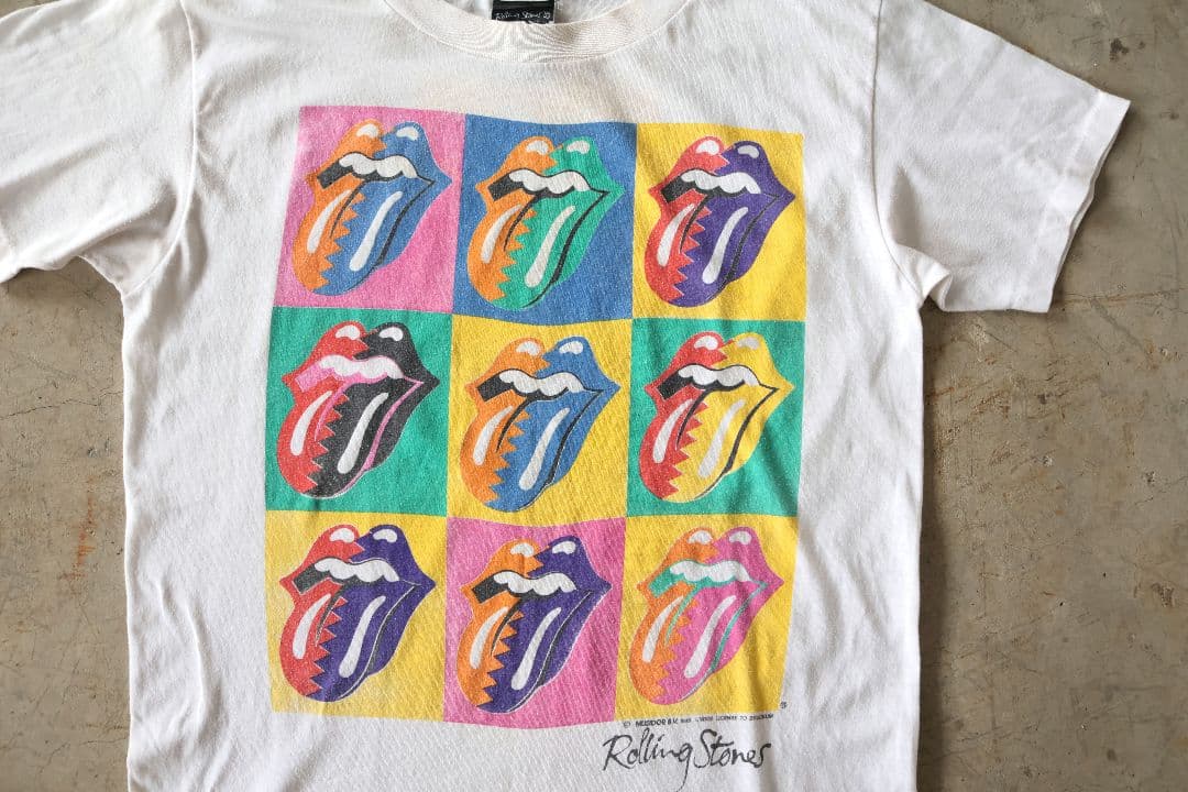 80'S ザ ローリングストーンズ 東京公演 バンドTシャツ 白L 90'S