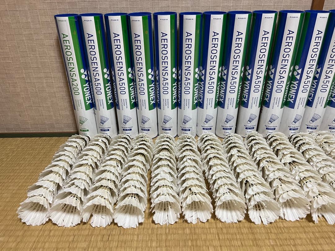 【値下げしました！】バドミントン中古シャトル360個