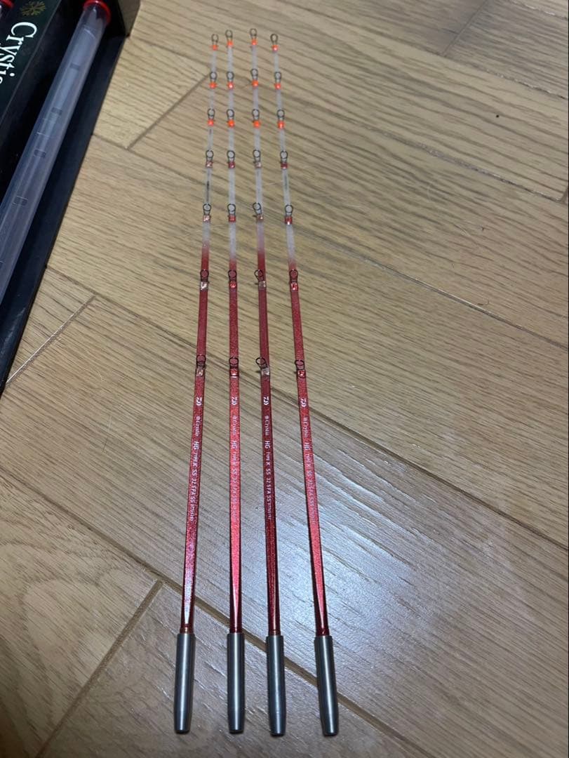 Daiwa Crystal HG FA ワカサギ竿 4本セット