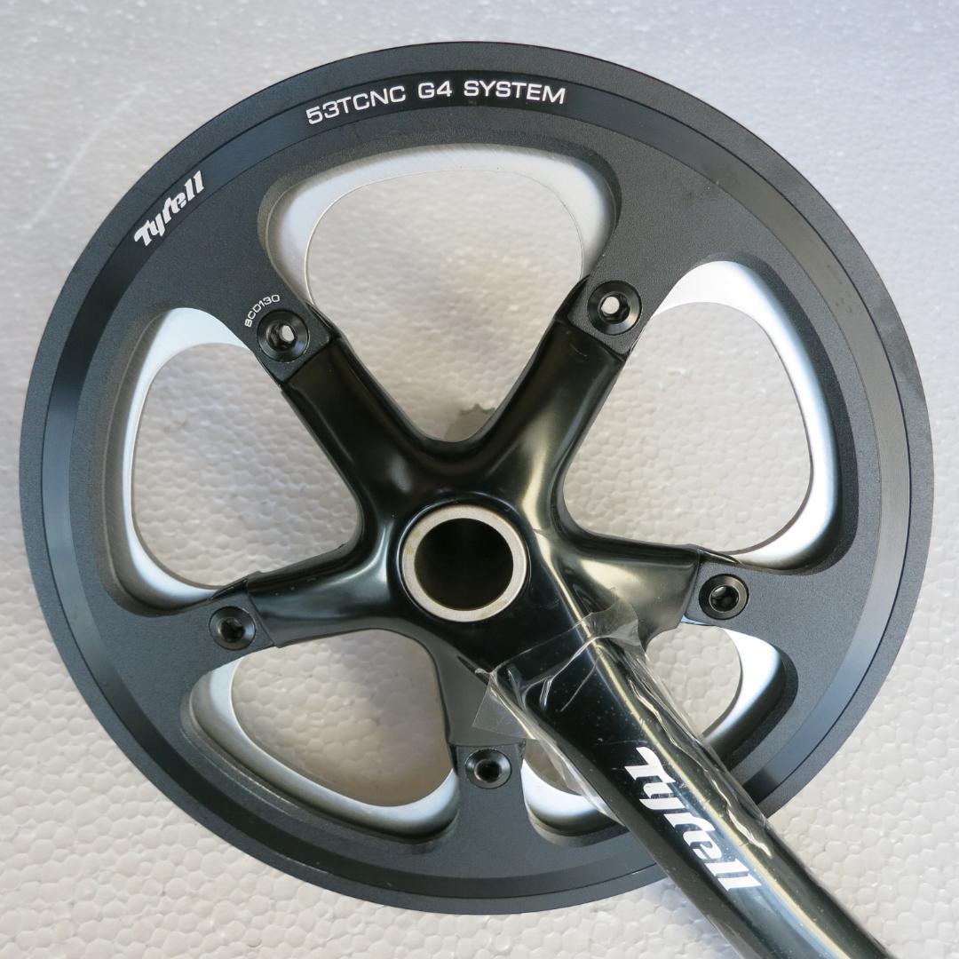 ★Tyrell タイレル シングルクランクセット 53T 165mm☆
