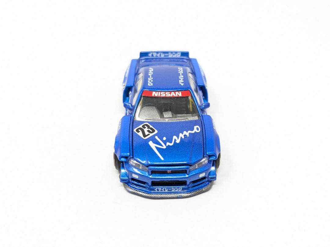 MINI GT 街道ハウス SKYLINE GT-R R34 ミニカー 1/64