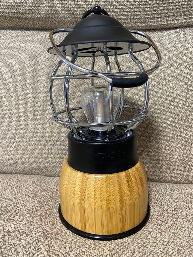 LOGOS Bamboo LED ランタンゆらめきコテージランタン キャンプ　T