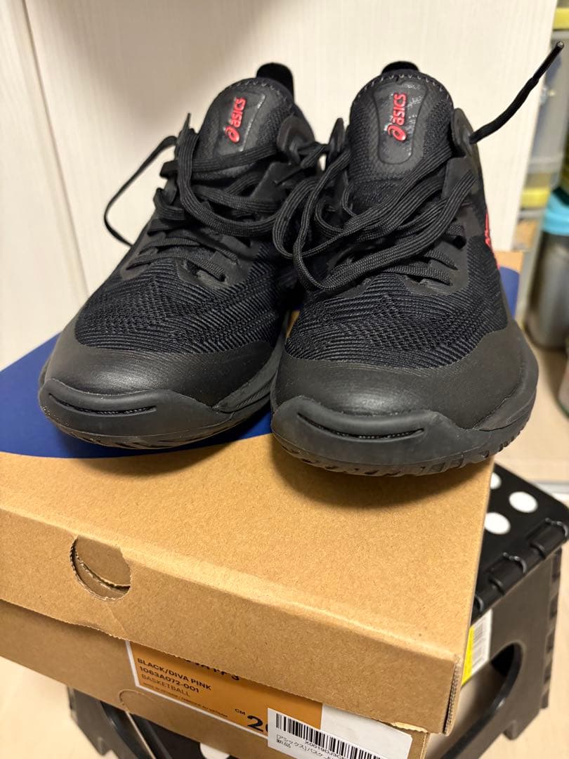asics バスケットボールシューズ ブラック
