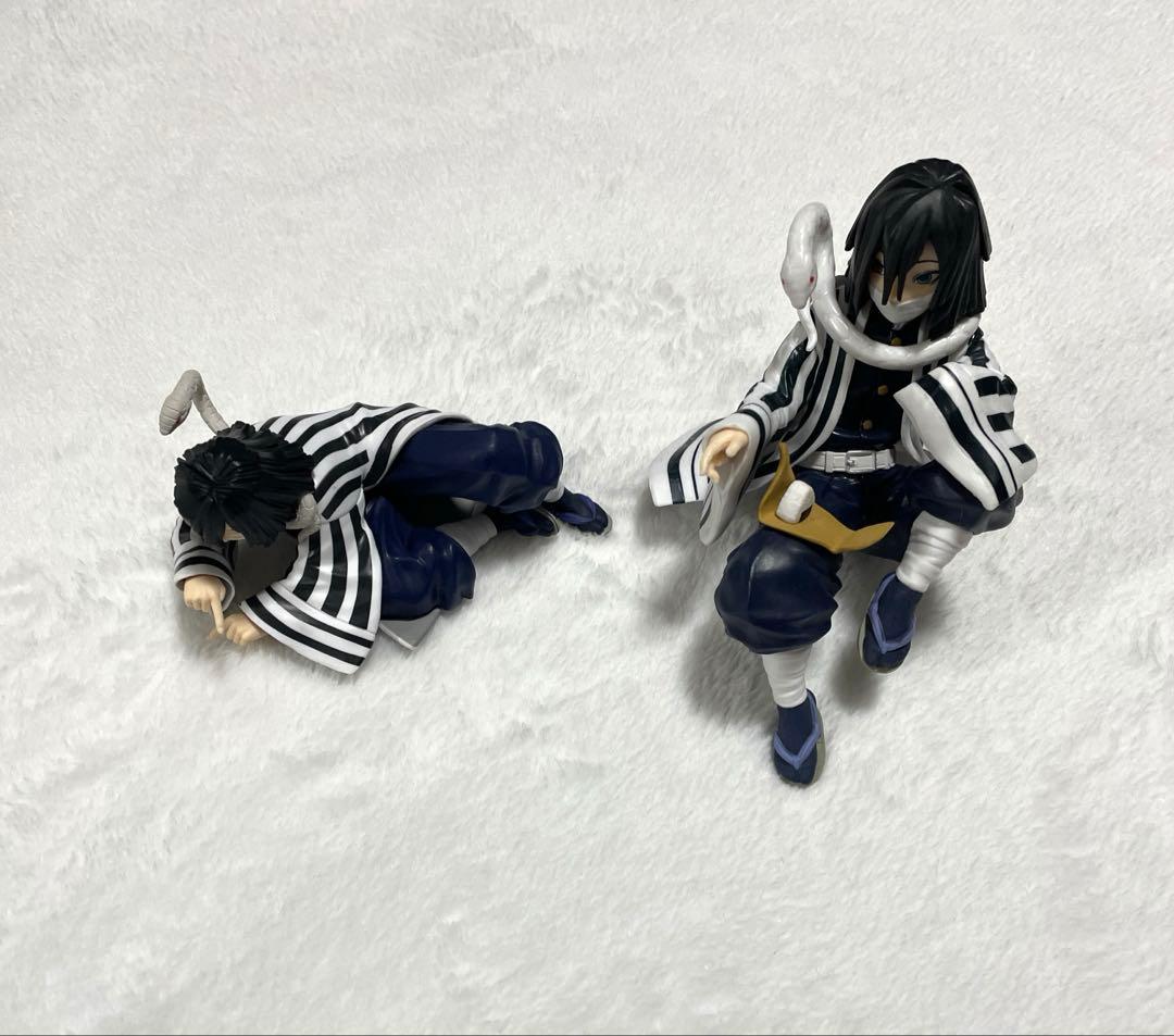 伊黒小芭内 ぬーどるストッパー、ちょこのせフィギュア 2点セット
