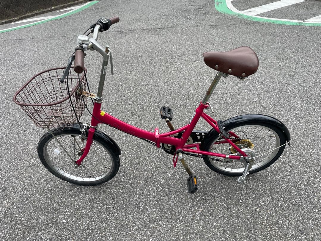 折りたたみ自転車 6段変速付き 走る曲がる止まる問題無し