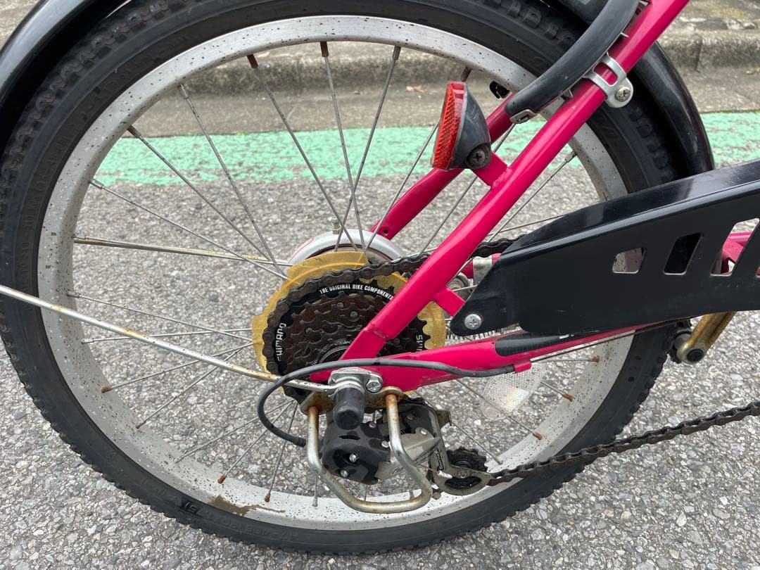 折りたたみ自転車 6段変速付き 走る曲がる止まる問題無し