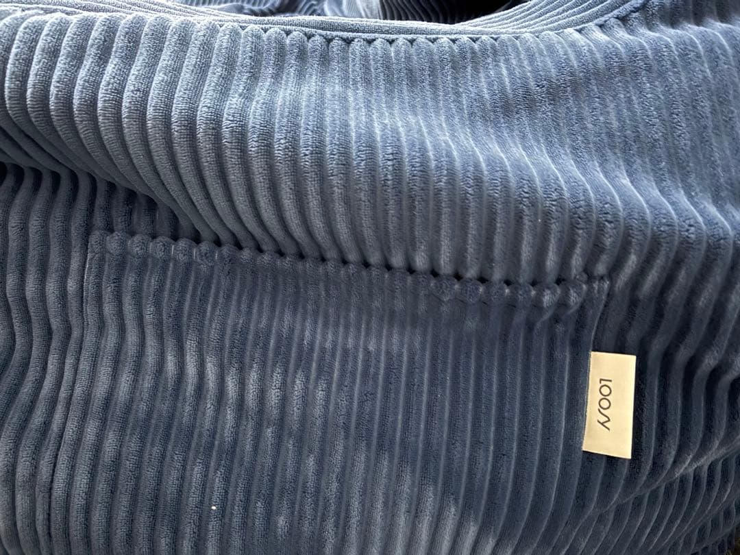 LOOSY 2人掛けビーズソファ Navy