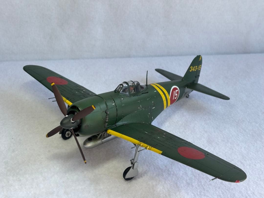 １／48日本海軍航空隊紫電改戦闘機完成品