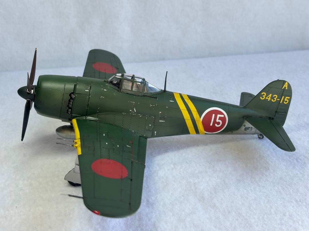 １／48日本海軍航空隊紫電改戦闘機完成品