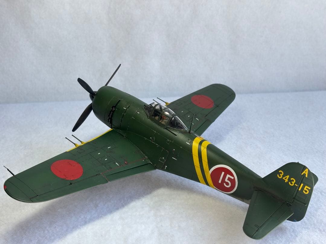 １／48日本海軍航空隊紫電改戦闘機完成品