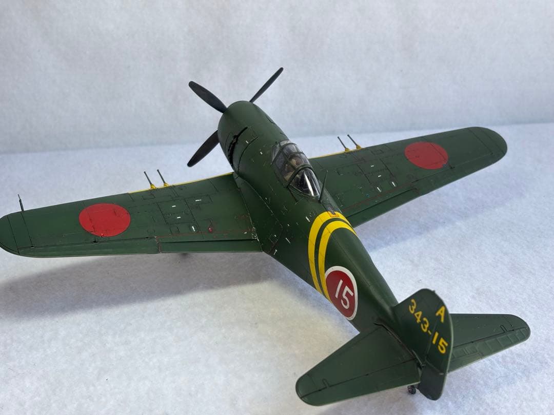 １／48日本海軍航空隊紫電改戦闘機完成品