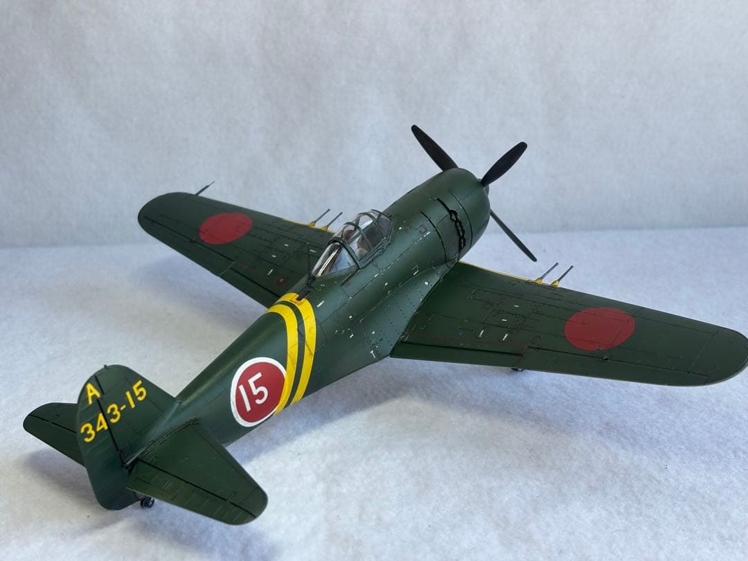 １／48日本海軍航空隊紫電改戦闘機完成品