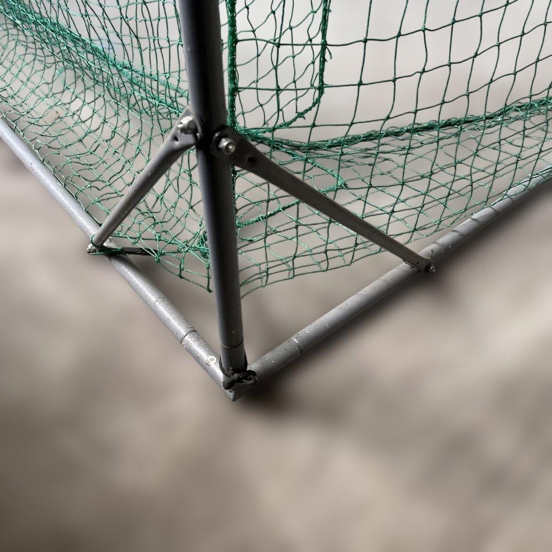 大型軟式用バッティングネット 緑色3m×2.4m×2.4m