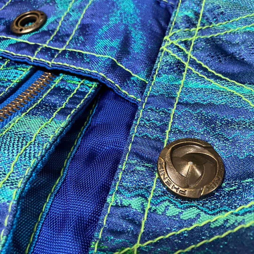 PHENIX ヴィンテージ スキー ウェア セットアップ 金刺繍　ラメ　レトロ