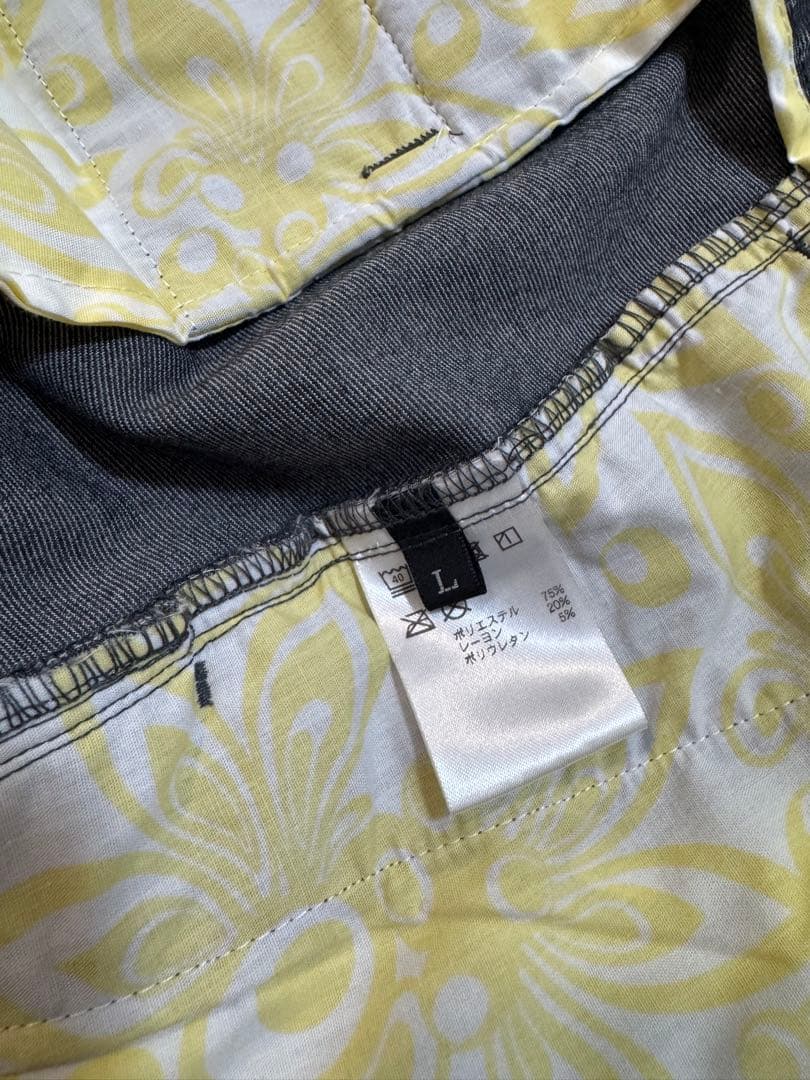 LOUDMOUTH グレー ロゴ入り パンツ