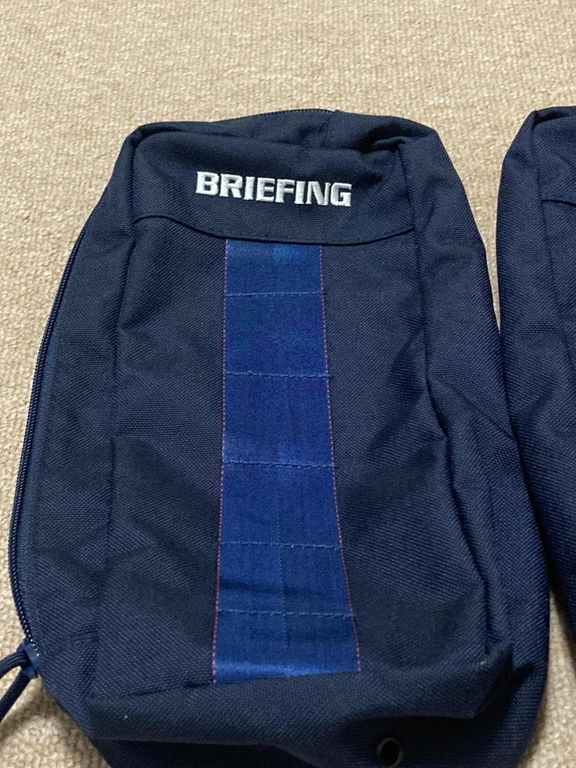 BRIEFING golf シューズケース　ネイビー