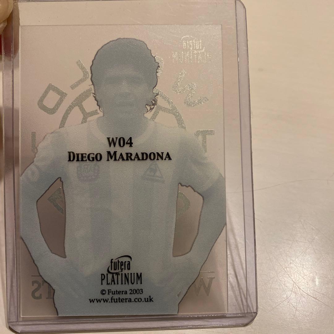 スポーツ選手 2003 FUTERA PLATINUM #W04 DIEGO MARADONA