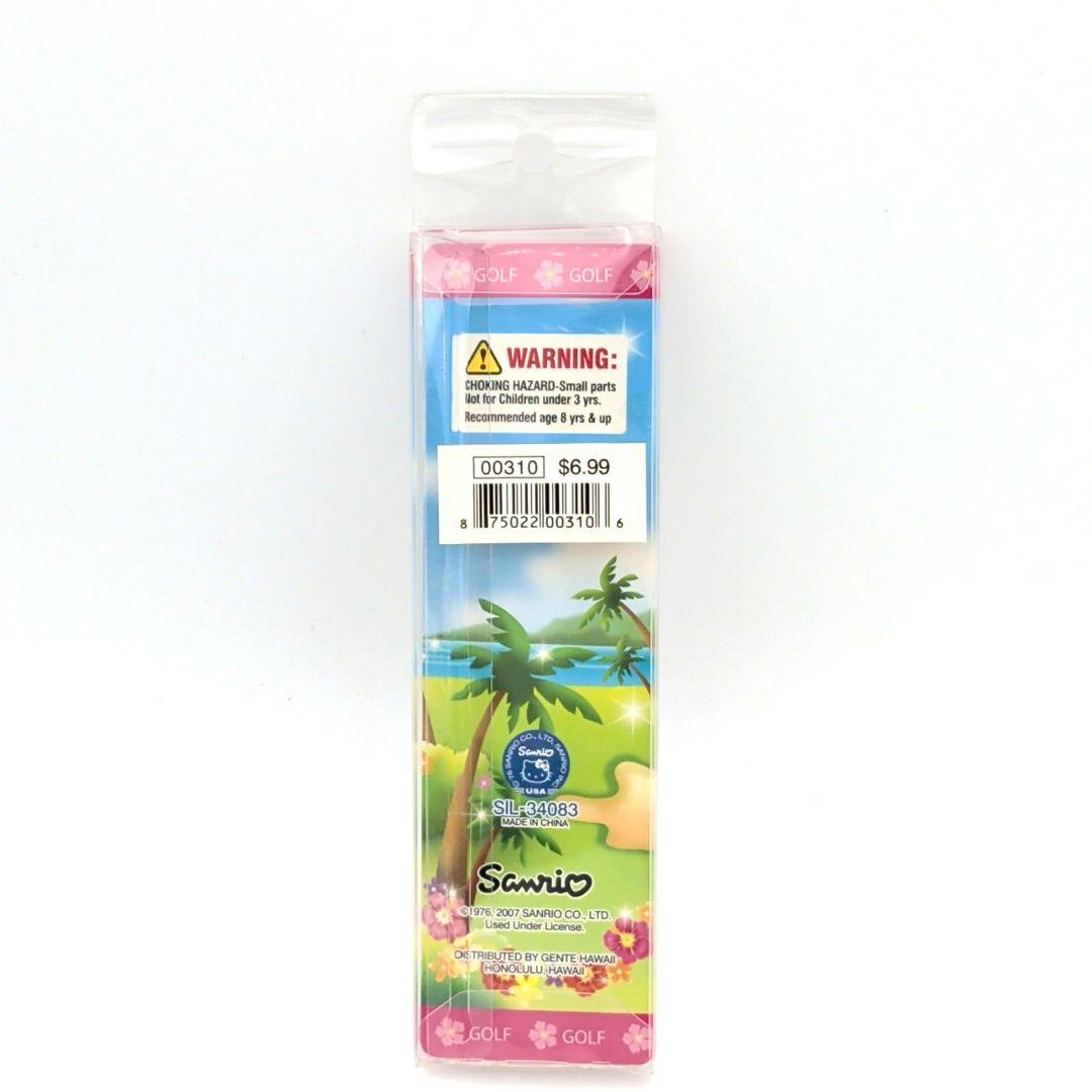 【希少】サンリオ　ハローキティ　ハワイ　根付けストラップ　Hawaii ゴルフ