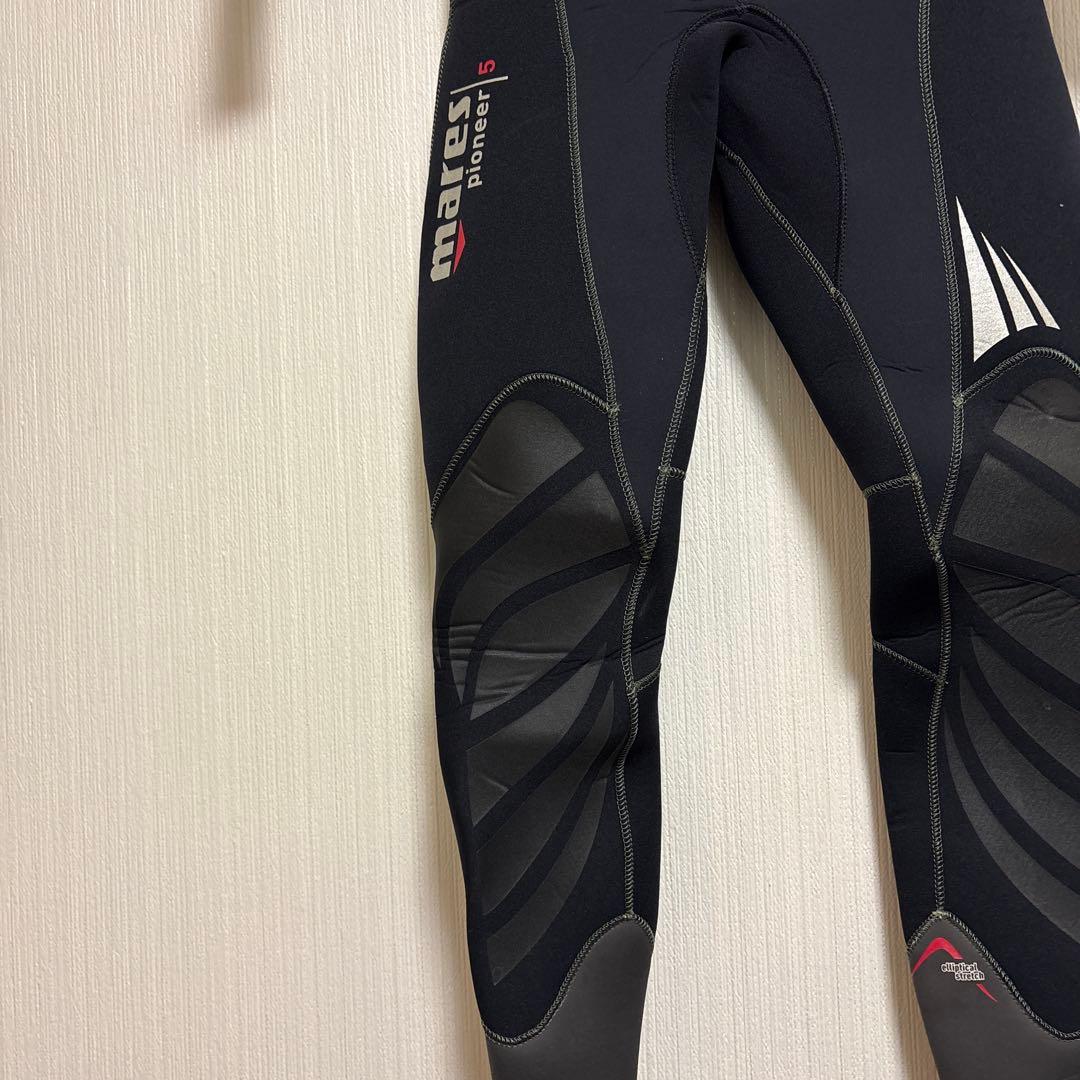 mares 5mm ウェットスーツ　170cm 70kg程度　ブラック レッド