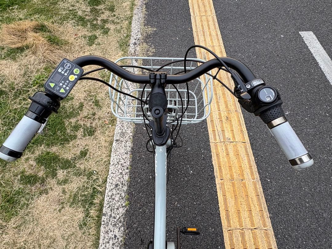 035中古ブリヂストン電動アシスト自転車　12.8Ah 大阪