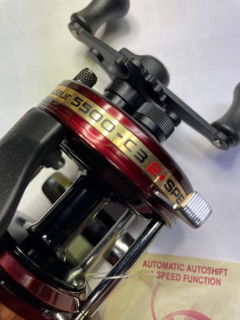 超レアAbu Garcia アンバサダー5500-C3 2 SPEED未使用！！