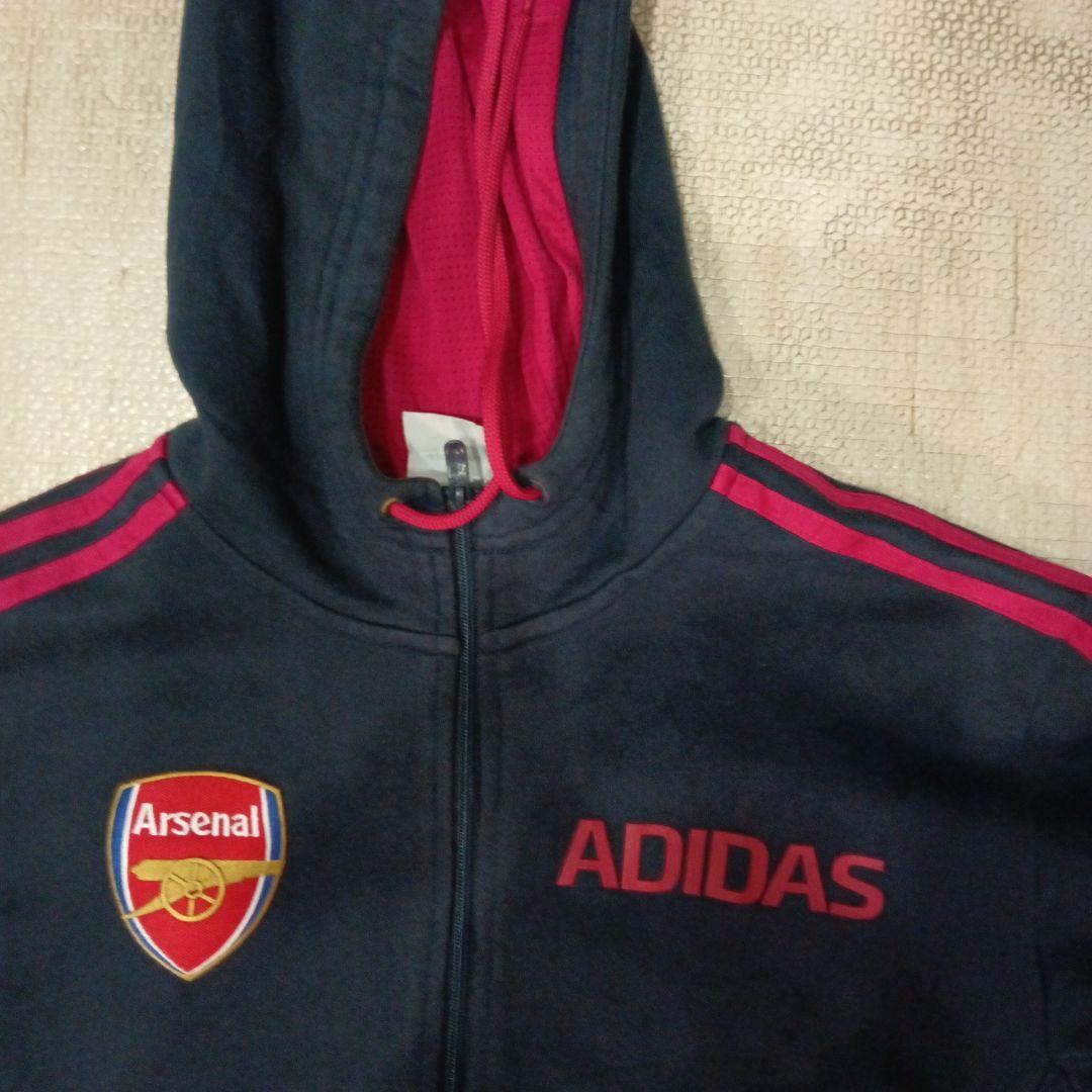 ADIDAS Arsenal フード付きジャケットＬサイズ