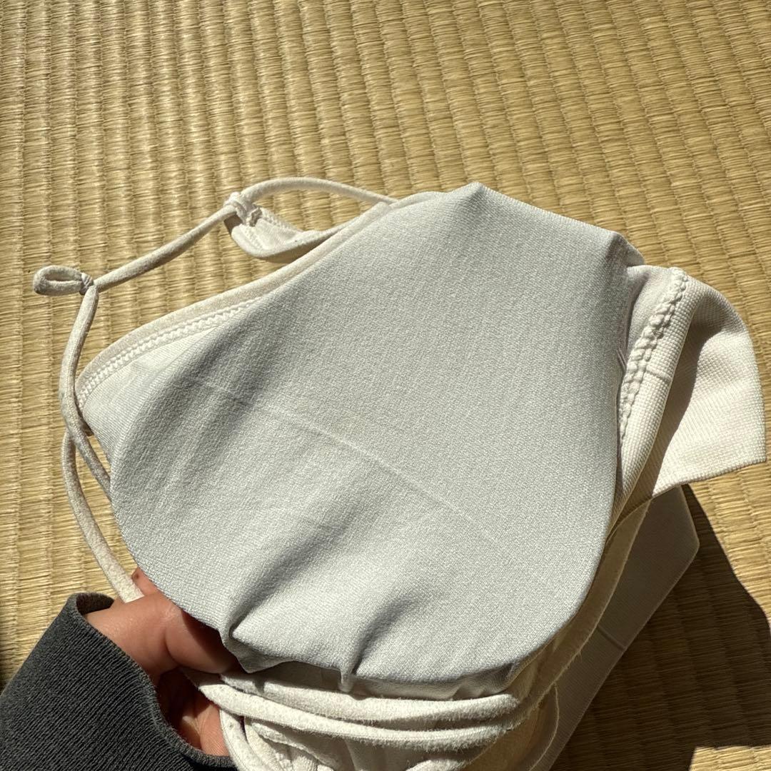 ホワイト クロスストラップ ブラトップ