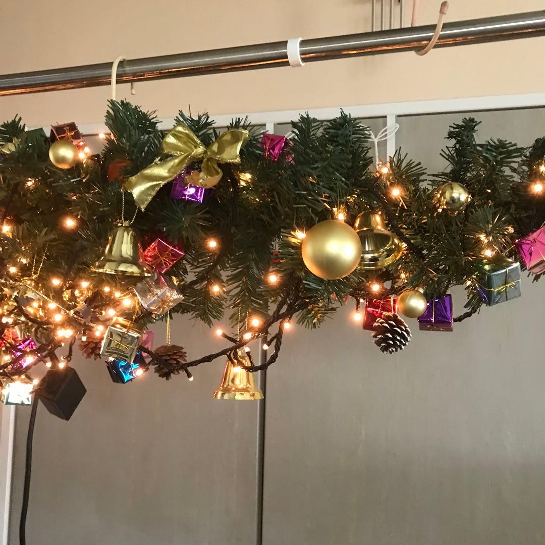 クリスマスイルミネーションガーランド