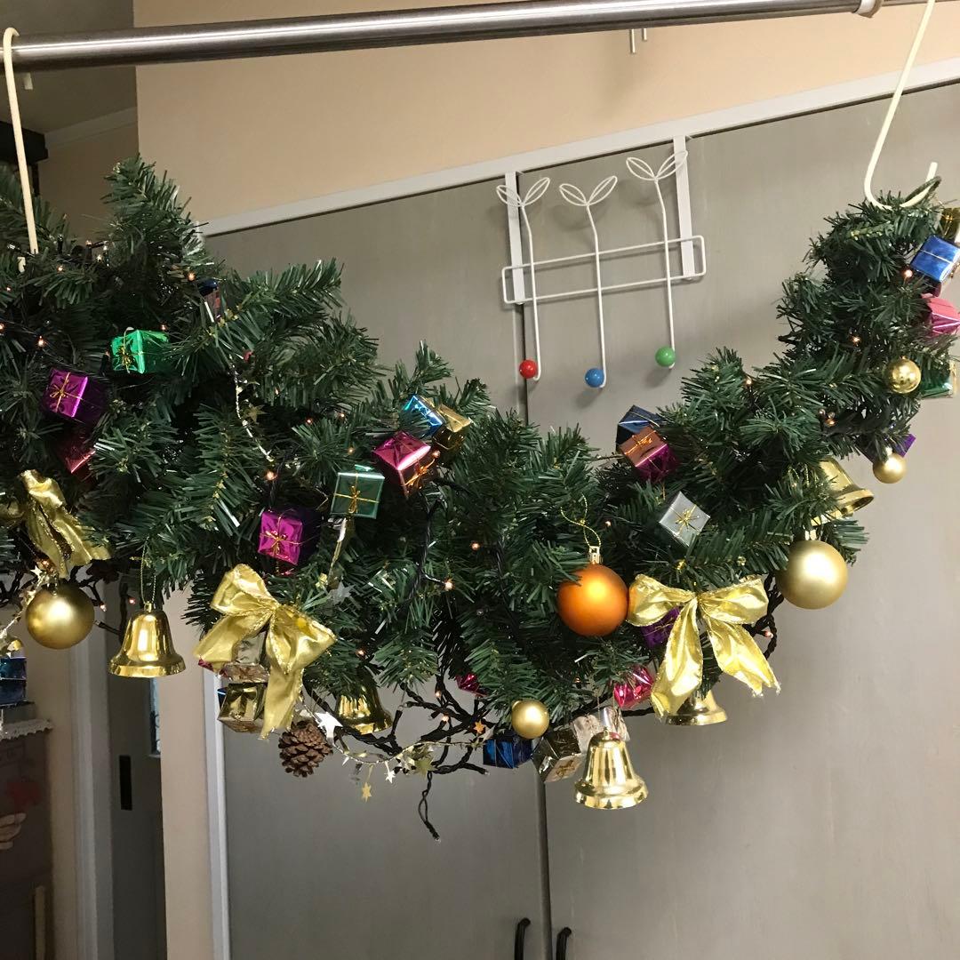 クリスマスイルミネーションガーランド
