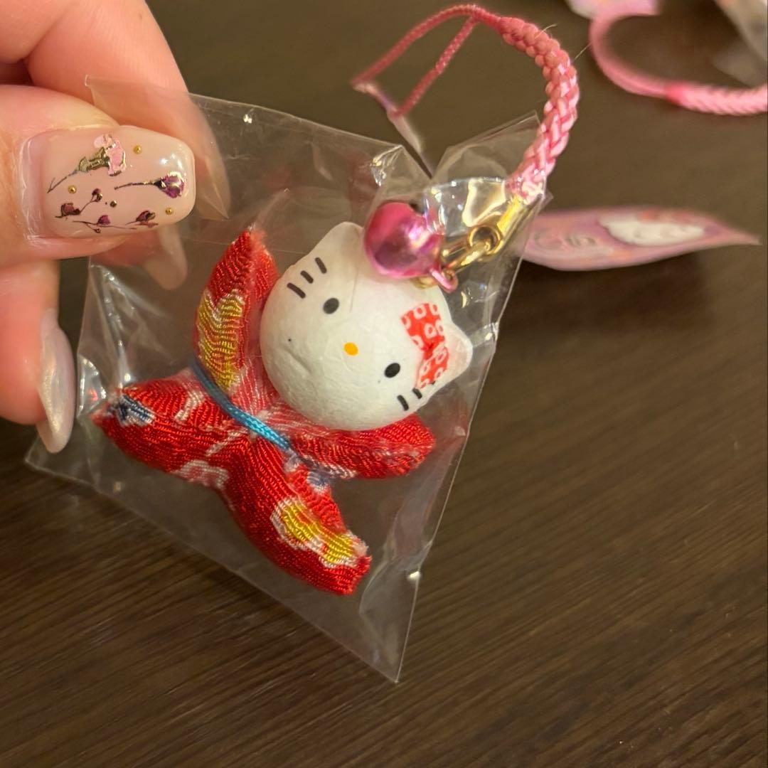平成レトロ♡キティちゃん♡ご当地キティ♡さるぼぼ♡ストラップ♡マスコット♡当時物