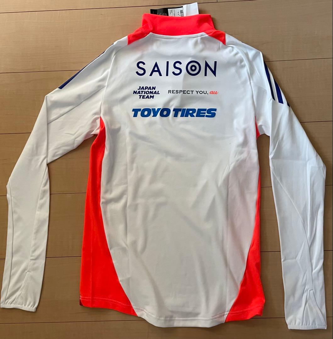 アディダス日本代表トレーニング練習ジャージトップジップティロ24キリンJFA