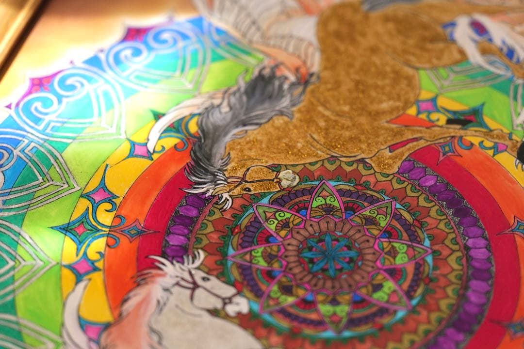 【風水画】命〜神馬とマントラ〜