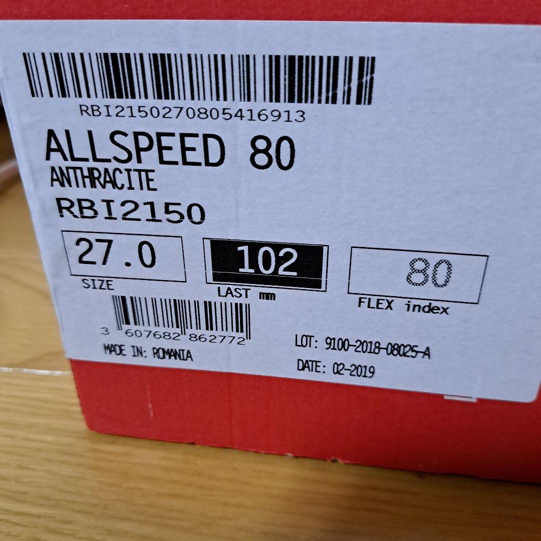 ROSSIGNOL ALLSPEED 80 スキー ブーツ 27.0