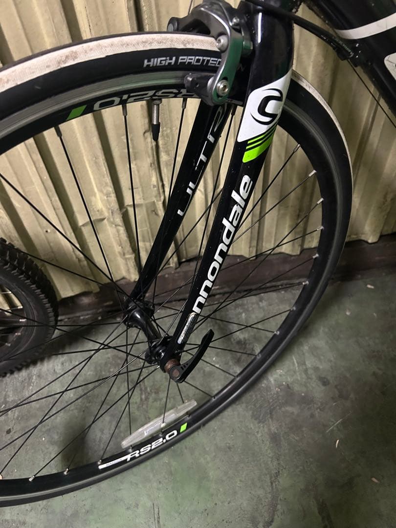 札幌直接のみ　ロードバイク　Cannondale キャノンデール　グリーン