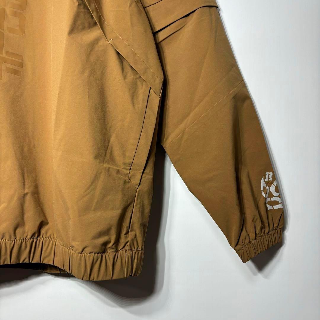 新品 ラッセルノ ゴルフ 2WAY プルオーバー ブルゾン ブラウン 2XL 7