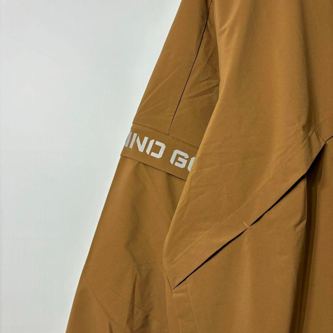 新品 ラッセルノ ゴルフ 2WAY プルオーバー ブルゾン ブラウン 2XL 7