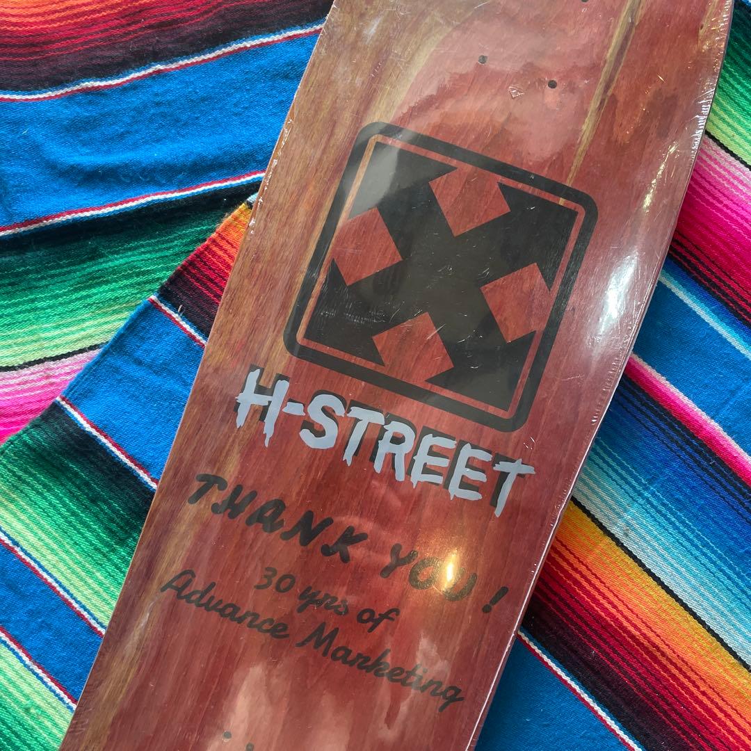 H-STREET 30周年記念スケボーデッキ9×32.75インチ定価16,500