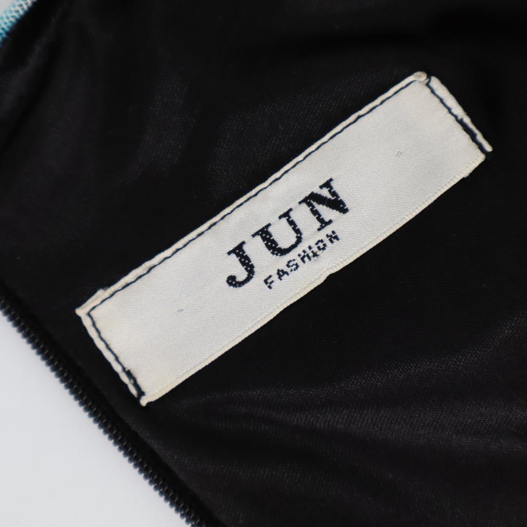 【美品社交ダンス衣装】ブラック JUNFASHION ジュンファッション ドレス