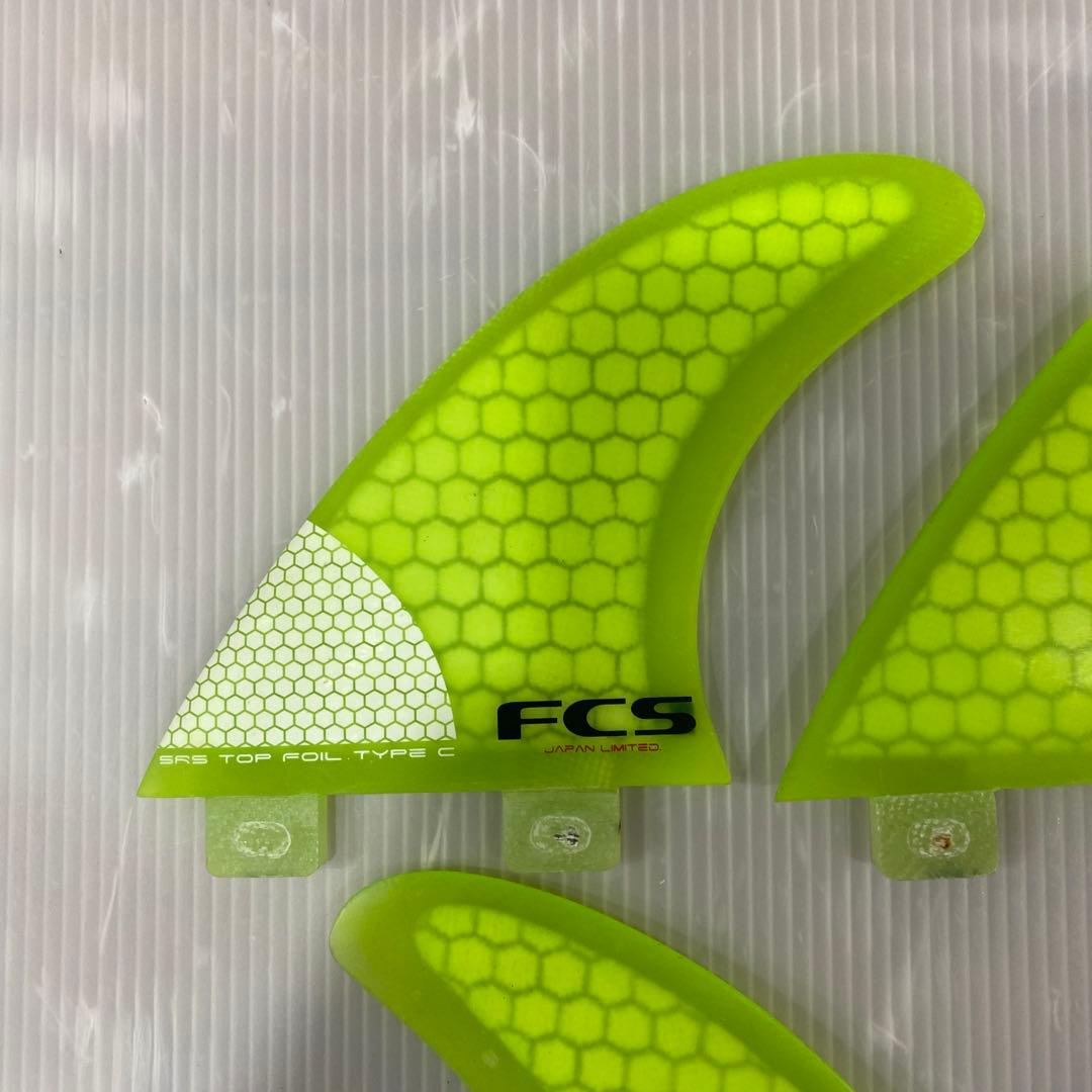 【極美品】FCS フィン ハニカム グリーン FCS SRS TOP FOIL
