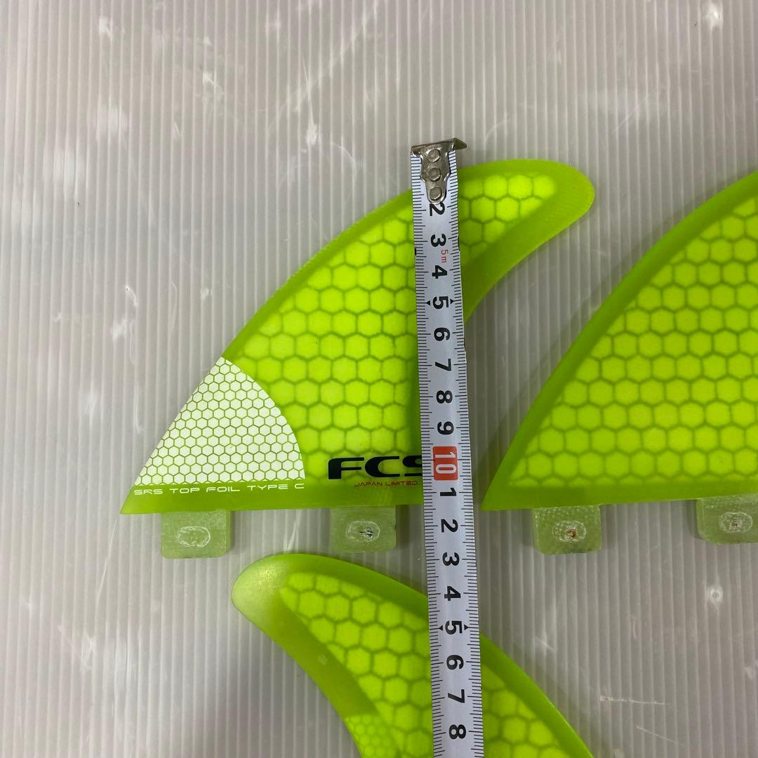 【極美品】FCS フィン ハニカム グリーン FCS SRS TOP FOIL