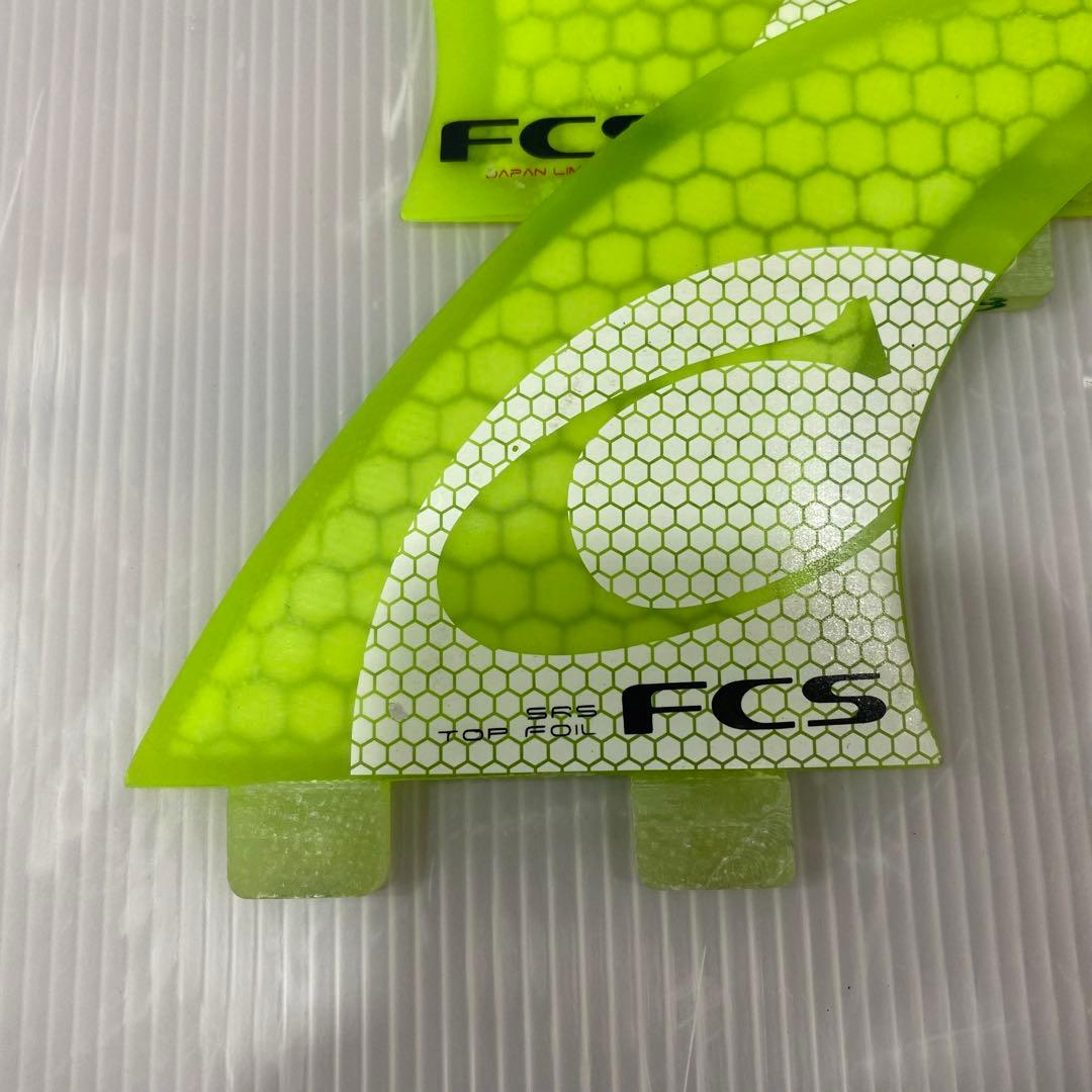 【極美品】FCS フィン ハニカム グリーン FCS SRS TOP FOIL