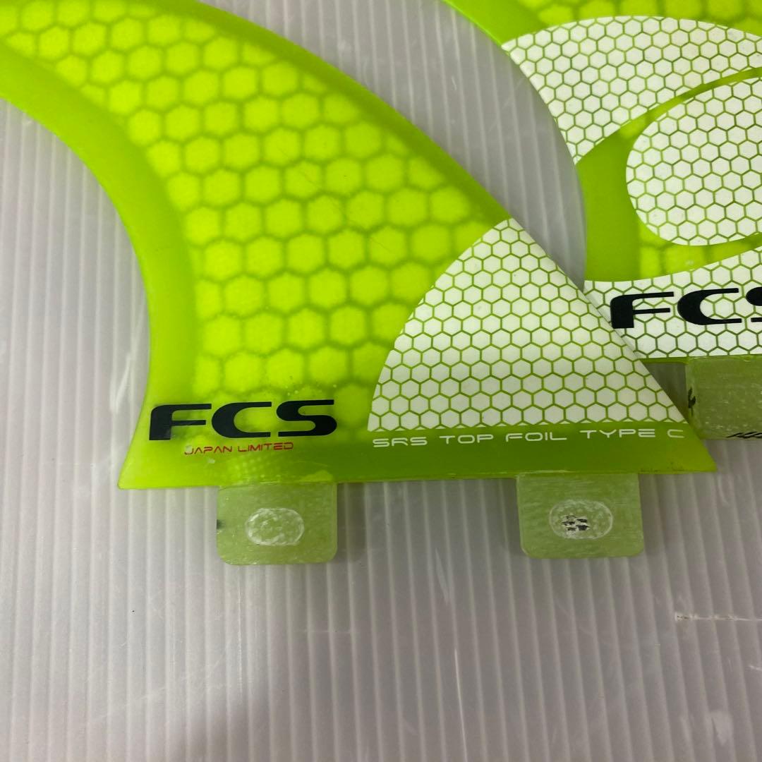 【極美品】FCS フィン ハニカム グリーン FCS SRS TOP FOIL