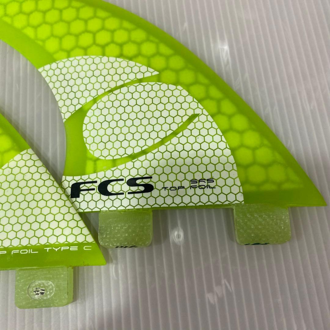 【極美品】FCS フィン ハニカム グリーン FCS SRS TOP FOIL