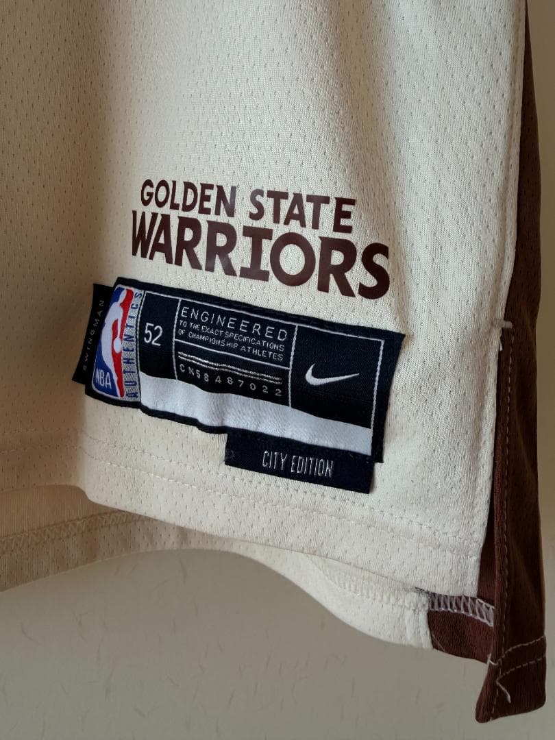 【新品】NBA ウォリアーズ カリー ユニフォーム XLサイズ (52)