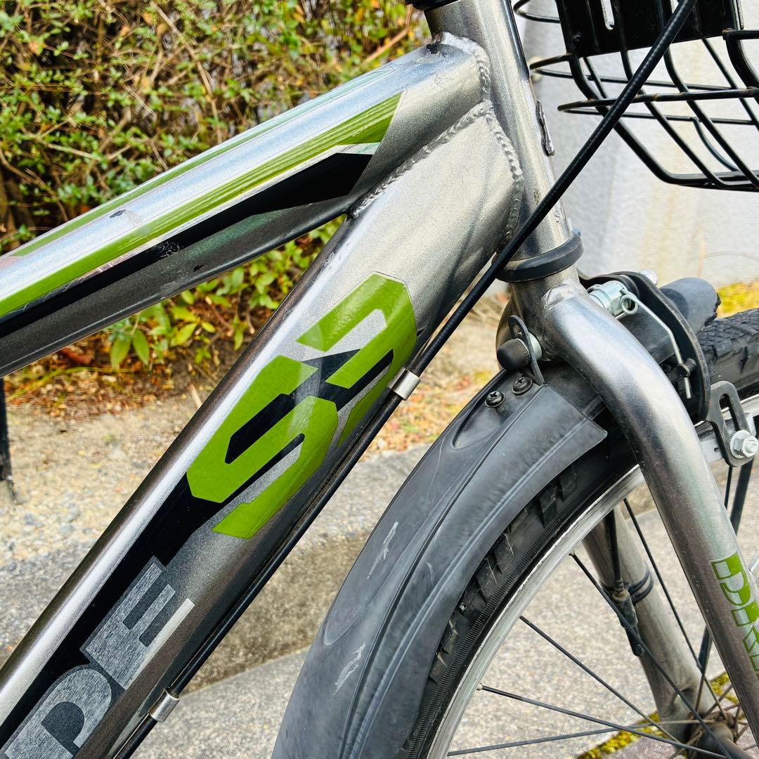 【大阪直接引き取り】◆ジュニア自転車 あさひ DRIDE シルバー◆24インチ