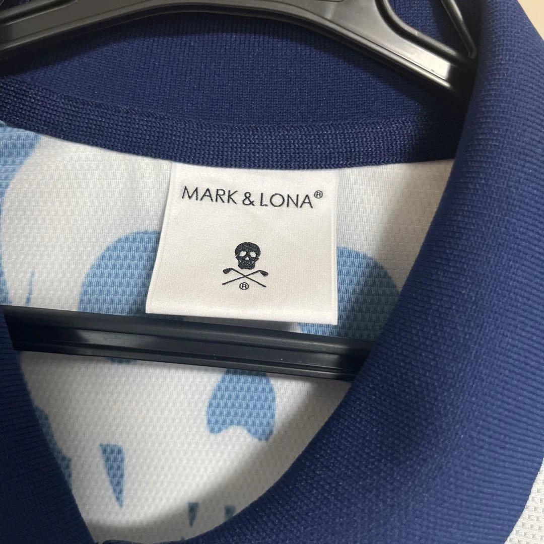 MARK & LONA スカルプリントポロシャツ　レディース　40