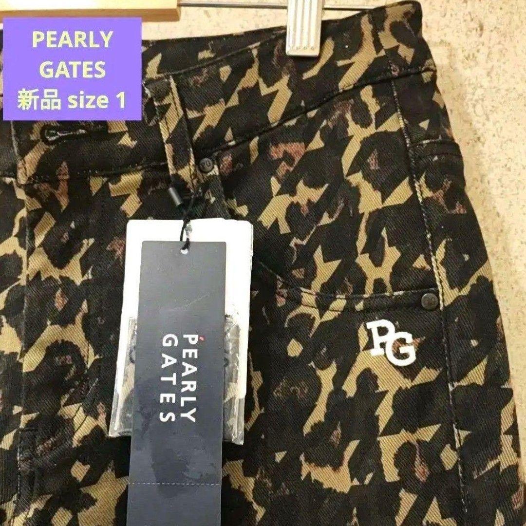 PEARLY GATES 迷彩柄 レディースパンツ サイズ1