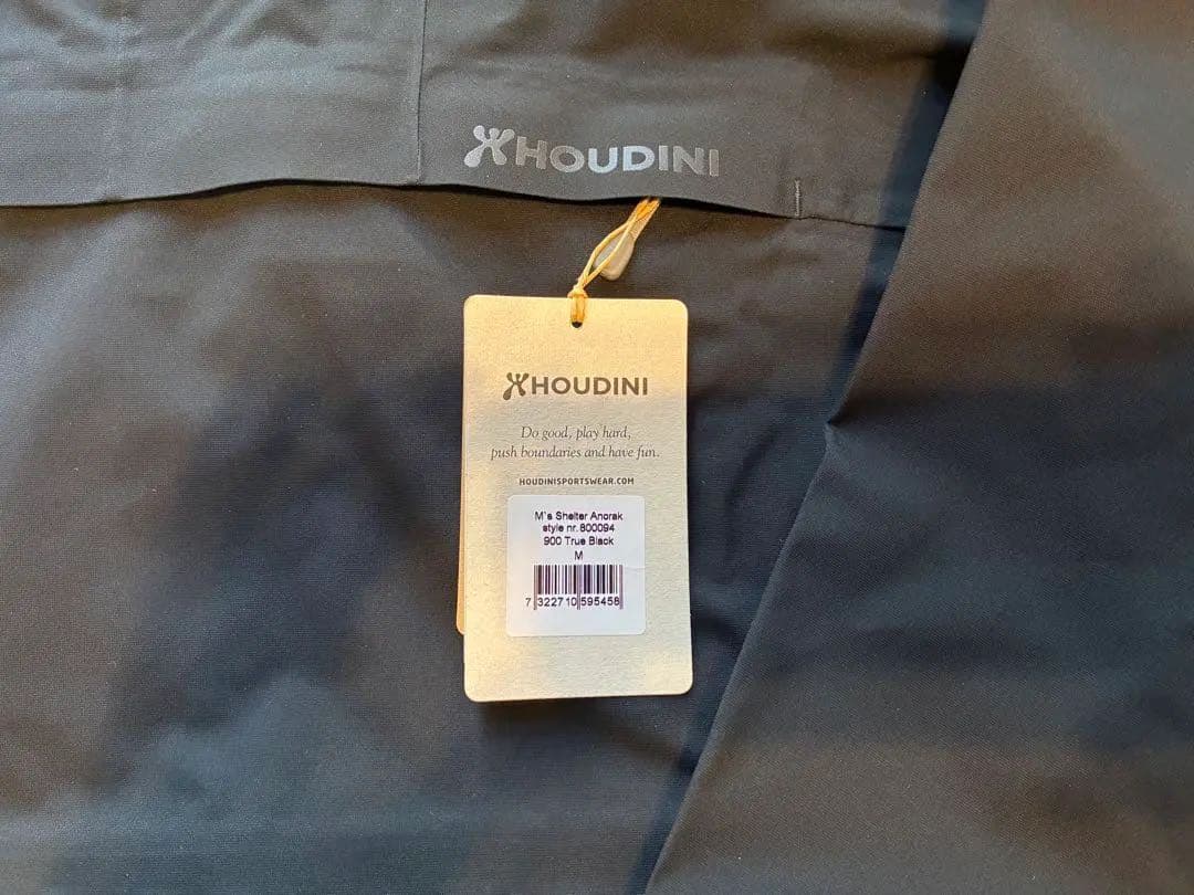 HOUDINI Ms Shelter Anorak M 黒 新品未使用 防水