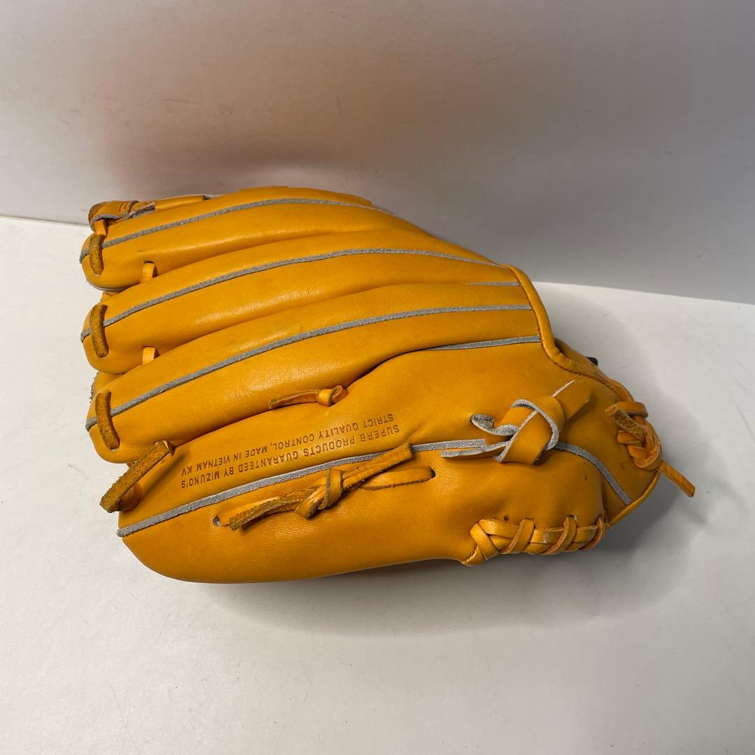 Mizuno Buｗ League 野球グローブ 黄色 レザー