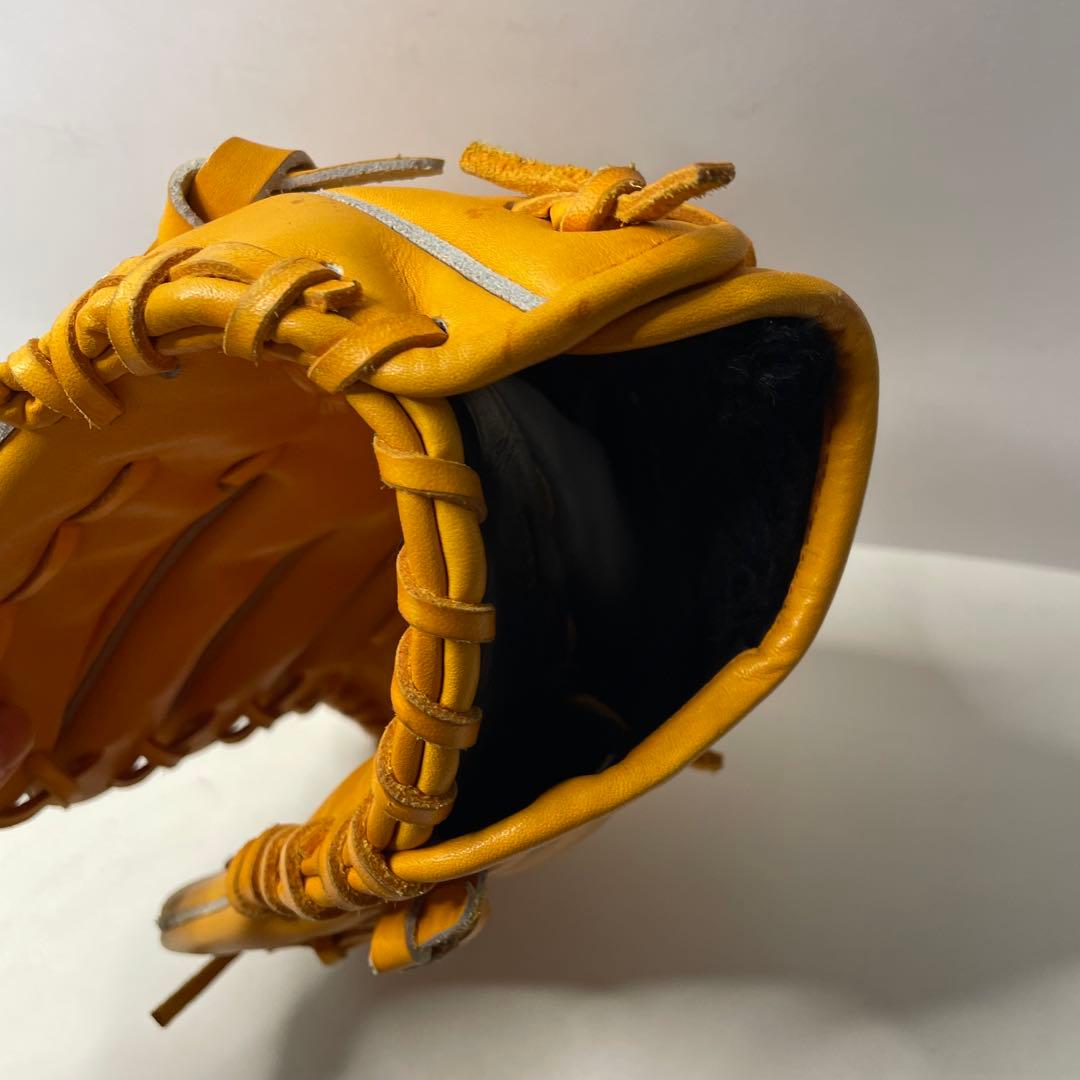 Mizuno Buｗ League 野球グローブ 黄色 レザー